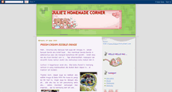 Desktop Screenshot of juliezhomemade.blogspot.com