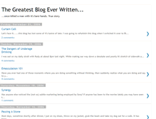 Tablet Screenshot of greatestblogeverwritten.blogspot.com
