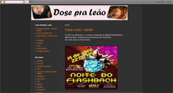 Desktop Screenshot of dosepraleao.blogspot.com