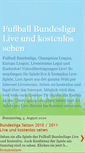 Mobile Screenshot of fussball-bundesliga-kostenlos.blogspot.com