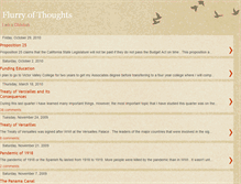 Tablet Screenshot of flurryofthoughts.blogspot.com