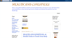 Desktop Screenshot of healthandlifestylesadmin.blogspot.com