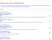 Tablet Screenshot of healthandlifestylesadmin.blogspot.com