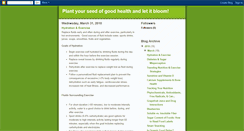 Desktop Screenshot of healthblooms.blogspot.com