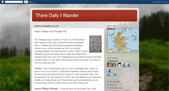 Desktop Screenshot of dailyiwander.blogspot.com