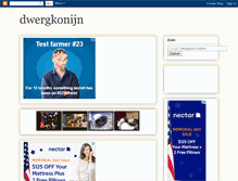 Tablet Screenshot of dwergkonijn.blogspot.com