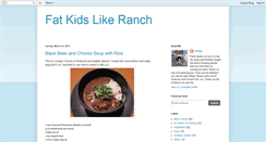 Desktop Screenshot of fatkidslikeranch.blogspot.com