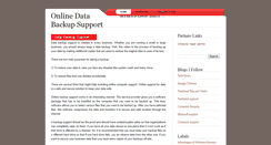 Desktop Screenshot of databackupsupport.blogspot.com