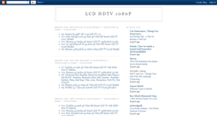 Desktop Screenshot of lcdhdtv-1080p.blogspot.com