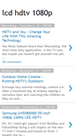 Mobile Screenshot of lcdhdtv-1080p.blogspot.com