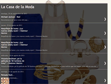 Tablet Screenshot of lacasademoda.blogspot.com