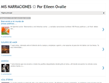 Tablet Screenshot of eileenovallenarraciones.blogspot.com