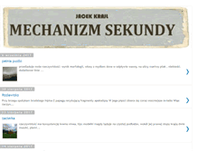 Tablet Screenshot of mechanizmsekundy.blogspot.com