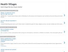 Tablet Screenshot of health-villages.blogspot.com