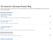 Tablet Screenshot of antarcticvolcanoesproject.blogspot.com