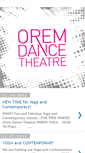 Mobile Screenshot of oremdancetheatre.blogspot.com