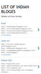 Mobile Screenshot of listofindianblog.blogspot.com
