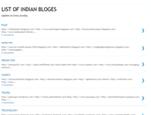 Tablet Screenshot of listofindianblog.blogspot.com