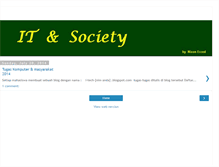 Tablet Screenshot of it-society.blogspot.com