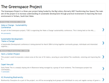 Tablet Screenshot of greenspaceproject.blogspot.com