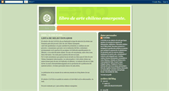 Desktop Screenshot of libroartechileno.blogspot.com