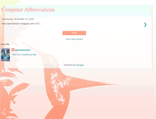 Tablet Screenshot of computerabbreviations.blogspot.com