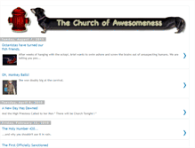 Tablet Screenshot of churchofawesomeness.blogspot.com