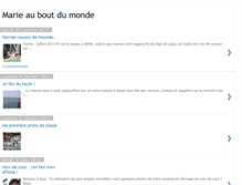 Tablet Screenshot of marieauboutdumonde.blogspot.com