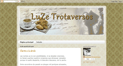 Desktop Screenshot of luzetrotaversos.blogspot.com