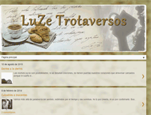 Tablet Screenshot of luzetrotaversos.blogspot.com