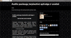 Desktop Screenshot of poskeviciute.blogspot.com
