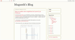 Desktop Screenshot of mugunth.blogspot.com