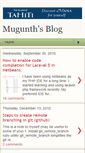 Mobile Screenshot of mugunth.blogspot.com