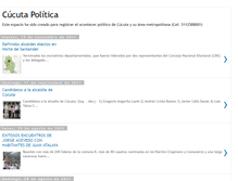 Tablet Screenshot of cucuta-politica.blogspot.com