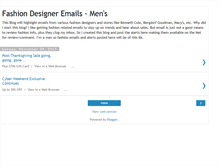 Tablet Screenshot of fashiondesigneremails.blogspot.com