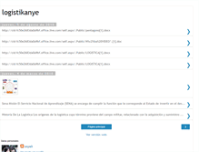 Tablet Screenshot of logistikanye.blogspot.com