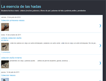 Tablet Screenshot of laesenciadelashadas.blogspot.com