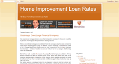 Desktop Screenshot of homeimprovement-loanrates.blogspot.com