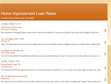 Tablet Screenshot of homeimprovement-loanrates.blogspot.com