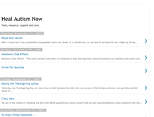 Tablet Screenshot of healautismnow.blogspot.com