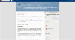 Desktop Screenshot of bit-of-a-rant.blogspot.com