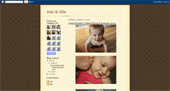 Desktop Screenshot of jakeandallie.blogspot.com