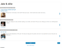 Tablet Screenshot of jakeandallie.blogspot.com