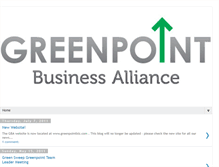 Tablet Screenshot of greenpointbiz.blogspot.com