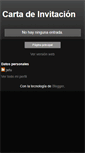 Mobile Screenshot of cartadeinvitacion.blogspot.com