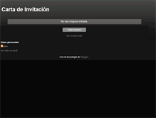 Tablet Screenshot of cartadeinvitacion.blogspot.com