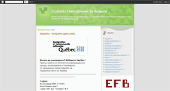 Desktop Screenshot of etudiants-francophones.blogspot.com