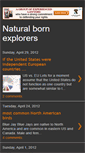 Mobile Screenshot of naturalbornexplorers.blogspot.com