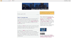 Desktop Screenshot of danceinsf.blogspot.com