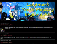 Tablet Screenshot of landmarkbaptistyouth.blogspot.com